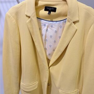 Talbots Light Yellow Women's Blazer